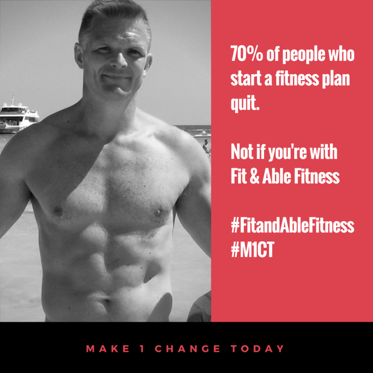70% of people fail to reach their fitness goals